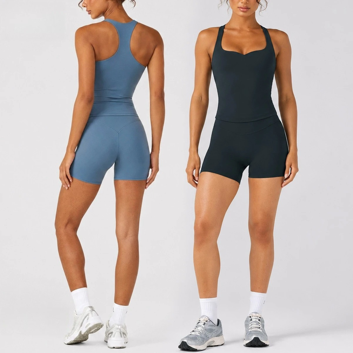Herbal Yoga - C-B Women 2Pcs Yoga Set Racerback