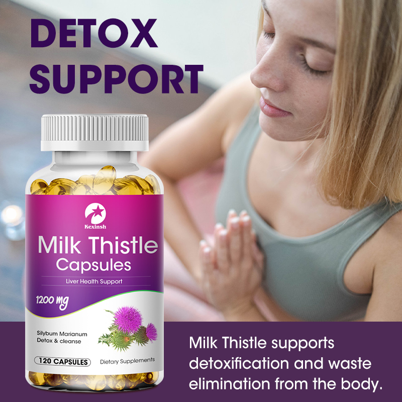 Kexinsh Milk Thistle 1200mg Ca - đánh giá và giá Milk Thistle Silymarin