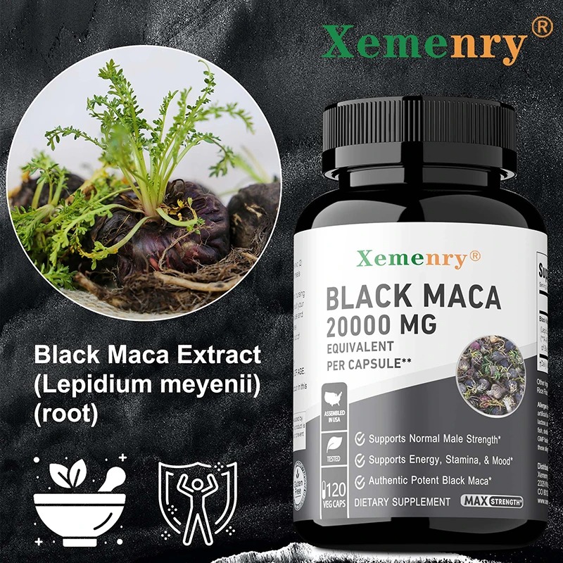 Powerful Black Maca Supplement - đánh giá và giá Herbal Queen