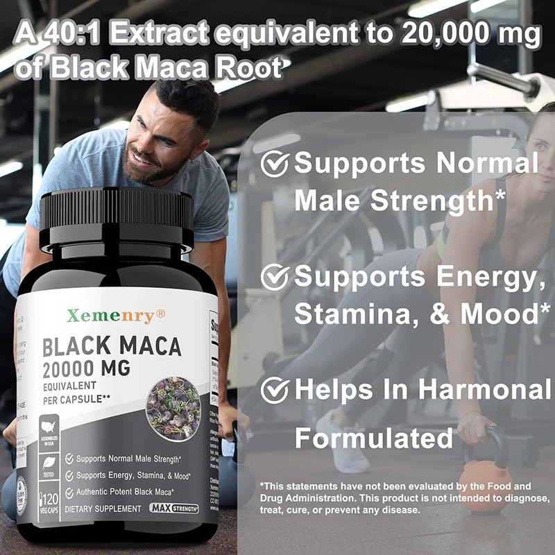 Powerful Black Maca Supplement - đánh giá và giá Herbal Queen