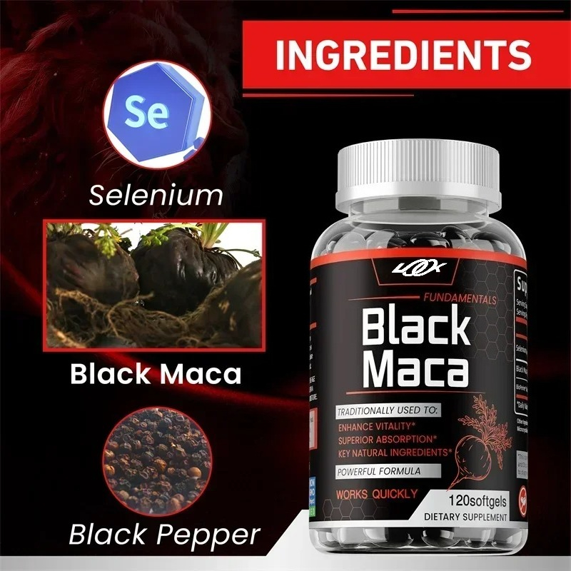 Black Maca Supplement - with B - đánh giá và giá Herbal Queen