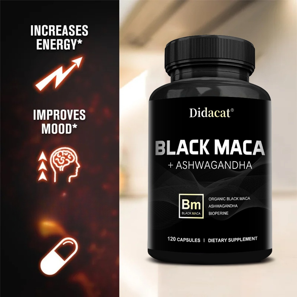 Organic Black Maca + Ashwagand - đánh giá và giá Herbal Queen