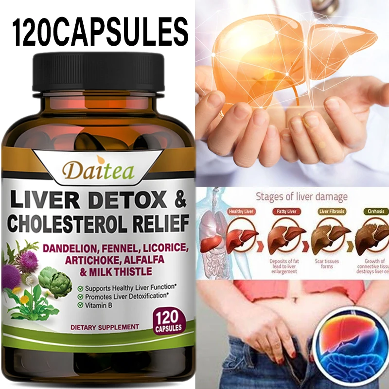 Liver Capsules Alfalfa, Dandel - đánh giá và giá Milk Thistle Silymarin