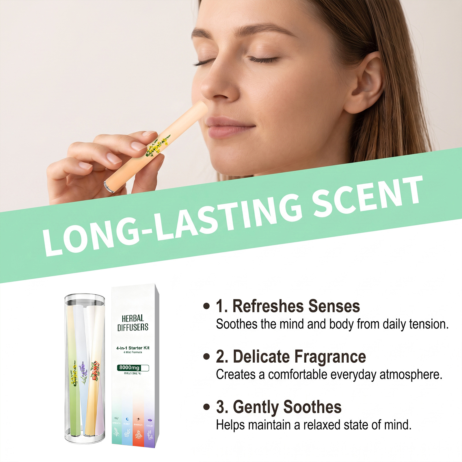 Aroma Inhaler Natural Plant-Ba - đánh giá và giá Herbal Wellness Kit