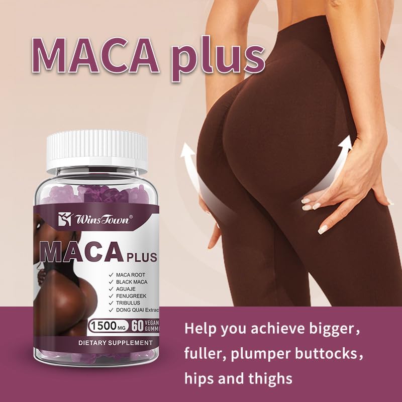 Maca Plus Gummies, Hip Butt Gu - đánh giá và giá Herbal Queen